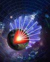 Ramp Compression of Iron Provides Insight into Core Conditions of Large Rocky Exoplanets